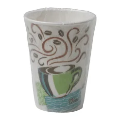 Dixie® PerfectTouch Paper Hot Coffee Cups, 12 Oz, Multicolor, Pack Of 1,000 Cups
