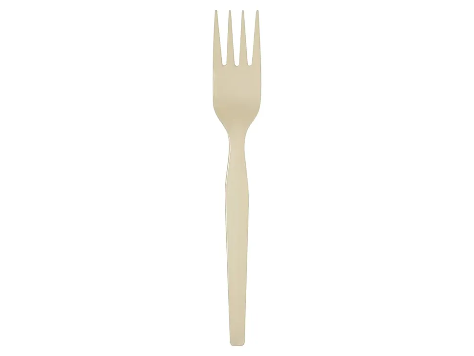 Dixie® SmartStock® Bio-Blend Cutlery, Forks, Beige, Box Of 960