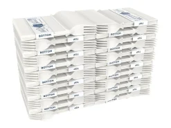 Dixie® TriTower Compostable Forks, White, 40 Forks Per Box, Case Of 24 Boxes