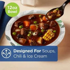 Dixie® Ultra® Heavyweight Paper Bowls, 12 Oz, Case Of 500