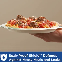 Dixie Ultra® 8 1/2" Heavy-Weight Paper Plates, Pathways®, 500 Count (125 Plates Per Pack, 4 Packs Per Case)