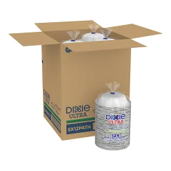 Dixie Ultra® Heavy-Weight Paper Bowls, 12 ounce, Pathways® Design, 1,000 Count (125 Bowls per Pack, 8 Packs per Case)