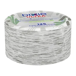 Dixie Ultra® Paper Plates, 8 1/2" Heavy-Weight Paper Plates, Pathways®, Pack of 125 Plates