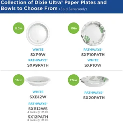 Dixie Ultra® Paper Plates, 8 1/2