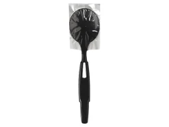 Dixie Ultra SmartStock Series-W Polypropylene Plastic Wrapped Cutlery, Soup Spoon, Black, 40 Perk Pack, Case Of 24 Packs