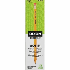 Dixon® Oriole Pencils, Presharpened, #2 Lead, Soft, Pack of 12