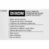 Dixon® Presharpened Golf Pencils, Presharpened, #2 Lead, Soft, Pack of 144