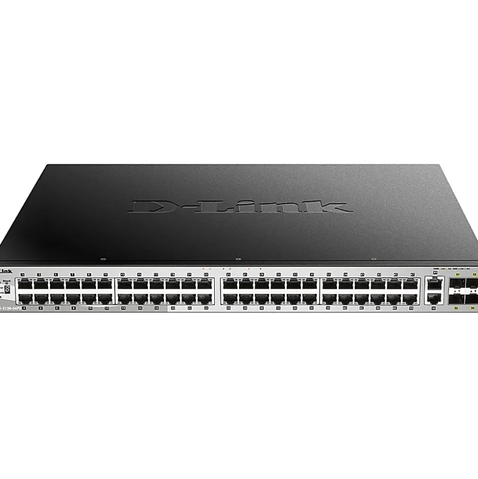 D-Link DGS-3130-54PS Ethernet Switch - 50 Ports - Manageable - Gigabit Ethernet - 1000Base-T - 3 Layer Supported - DGS313054PS