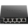 D-Link 5-Port Desktop Gigabit PoE+ Switch - 5 Ports - Manageable - Gigabit Ethernet - 10/100/1000Base-T - 2 Layer Supported - Twisted Pair - Desktop