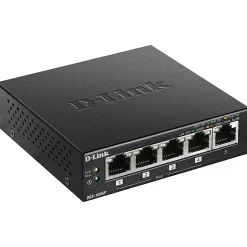 D-Link 5-Port Desktop Gigabit PoE+ Switch - 5 Ports - Manageable - Gigabit Ethernet - 10/100/1000Base-T - 2 Layer Supported - Twisted Pair - Desktop