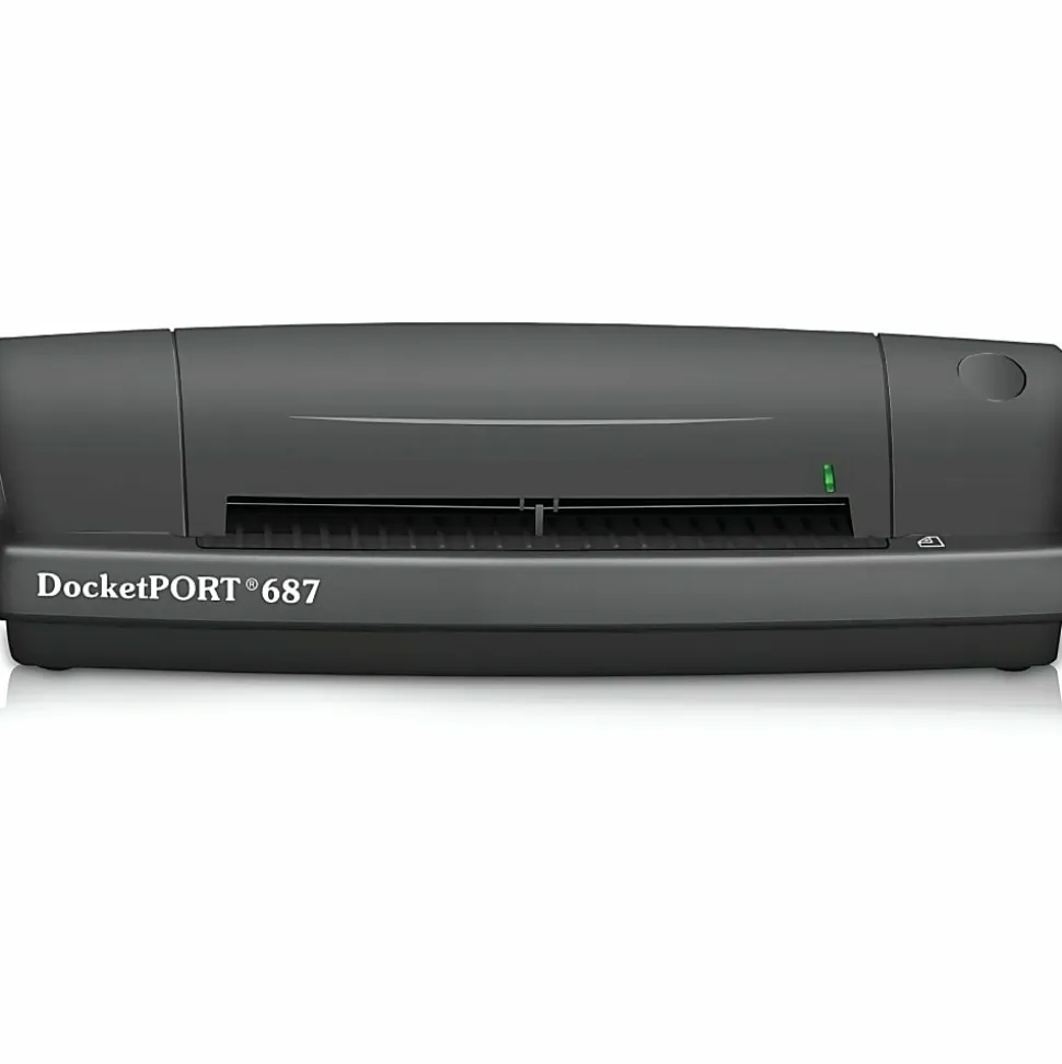 DocketPORT DP687 Card Scanner - 48-bit Color - 8-bit Grayscale - USB