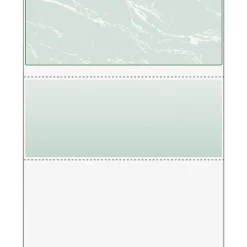 DocuGard High Security Green Marble Business Checks with 11 Features to Prevent Fraud - Letter - 8 1/2