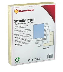 DocuGard Medical Prescription Papers And Business Checks, Standard Medical 6, 2-Part, 8 1/2