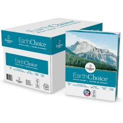 Domtar EarthChoice® Office Multi-Use Printer & Copy Paper, 10 Reams, White, Letter (8.5" x 11"), 5000 Sheets Per Case, 20 Lb, 92 Brightness