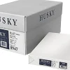 Domtar Husky Opaque Offset Multi-Use Printer & Copy Paper, 5 Reams, White, Tabloid (11" x 17"), 2500 Sheets Per Case, 60 Lb, 94 Brightness