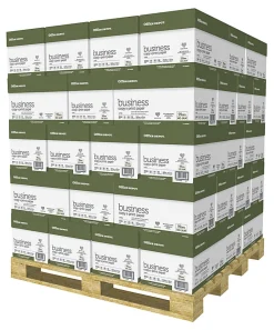 Domtar Office Depot Business Multi Use Printer & Copy Paper, 400 Reams, White, Letter (8.5" x 11"), 200000 Sheets Per Pallet, 20 Lb