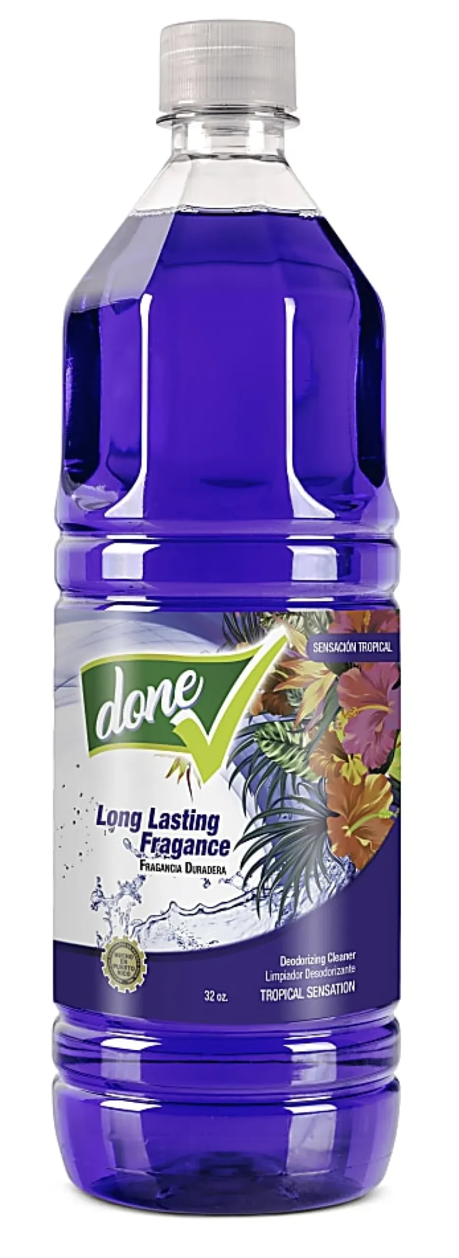 Done Limpia Piso Multi-Purpose Cleaner, Tropical Sensation, 32 Oz