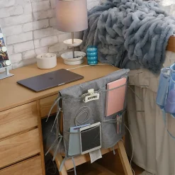 Dormify Kayla Over-The-Chair Pocket Organizer, Gray