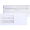 #9 Double-Window Medical/Healthcare Billing Statement Envelopes, Left Windows (Top/Bottom), Self-Seal, White, Pack Of 1000