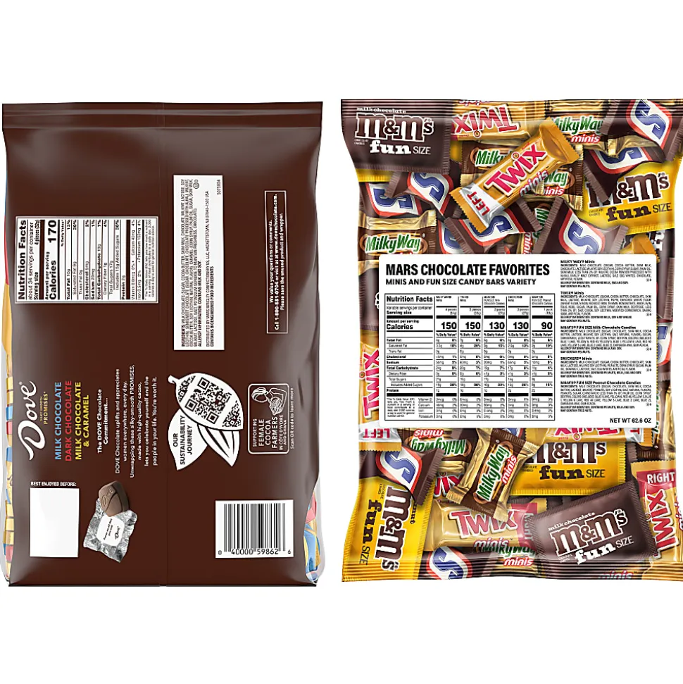 Dove Promises Variety/Mars Chocolate Favorites