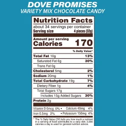 Dove Promises Variety/Mars Chocolate Favorites