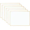 Dowling Magnets® Double-sided Magnetic Dry-Erase Boards, Blank, 12" x 8-3/4", White, Pack Of 6 Boards