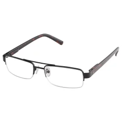 Dr. Dean Edell Anaheim Rimless Reading Glasses, +1.25, Black