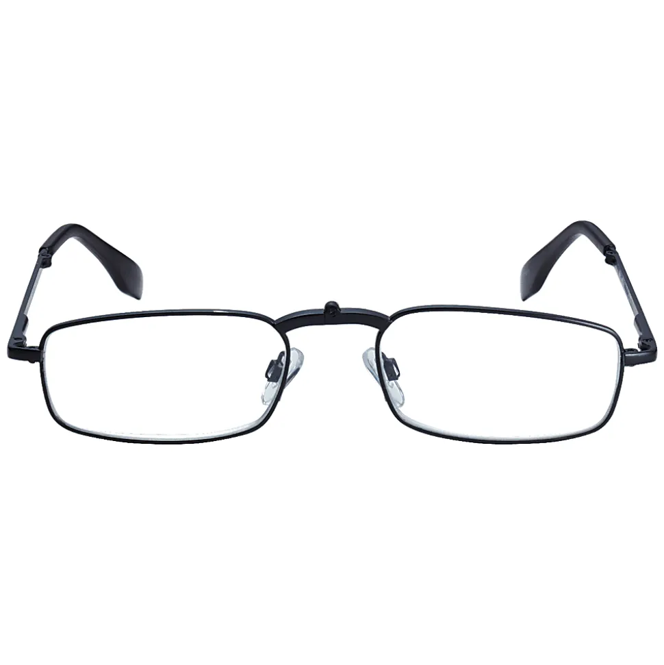Dr. Dean Edell Folder Reading Glasses, Black, +2.50