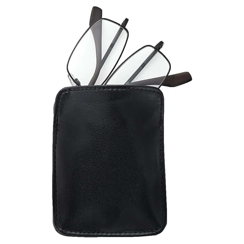 Dr. Dean Edell Folder Reading Glasses, Black, +2.50