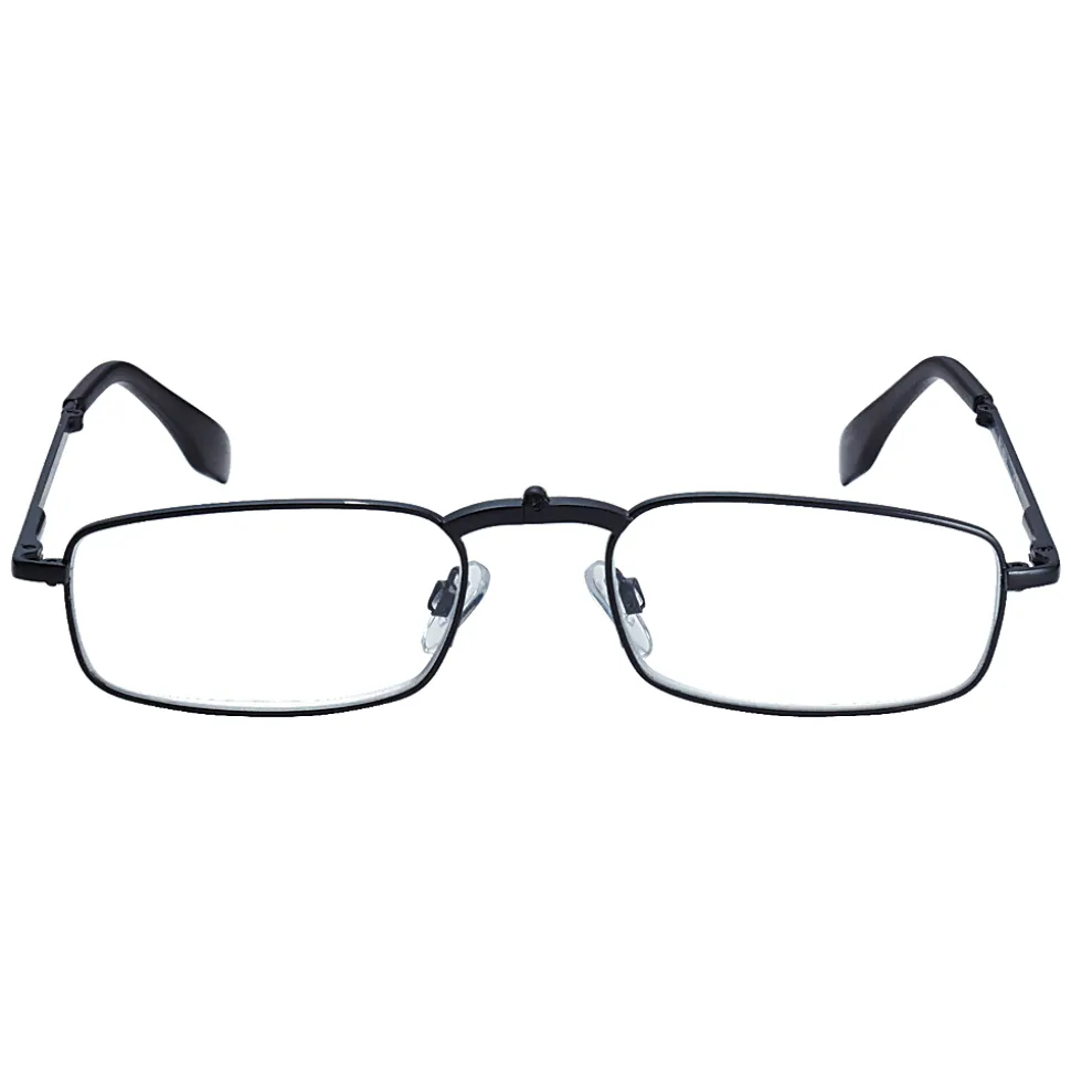 Dr. Dean Edell Folder Reading Glasses, Black, +1.25