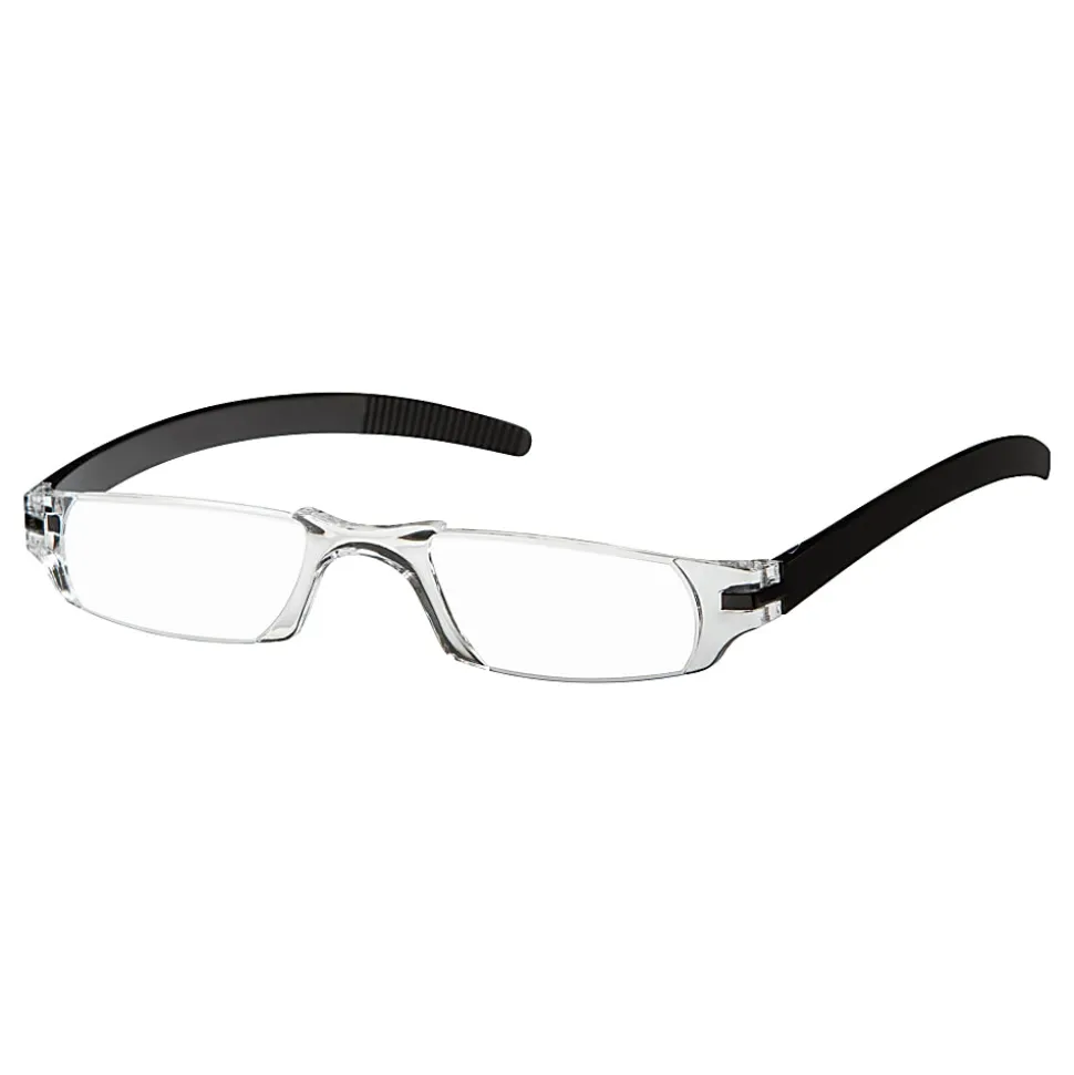 Dr. Dean Edell Slim Vision Reading Glasses, +2.00, Black