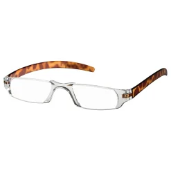 Dr. Dean Edell Slim Vision Reading Glasses, +2.50, Tortoise