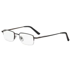Dr. Dean Edell Tiburon Reading Glasses, +2.00, Titanium
