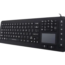 DSI WATERPROOF IP68 FULL SIZE LED BACKLIT KEYBOARD WITH TOUCHPAD - Cable Connectivity - USB Interface - KBJHIKB98BL