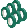 DSS Distributing Premium-Grade Masking Tape, 3" Core, 1" x 55 Yd., Green, Pack Of 6
