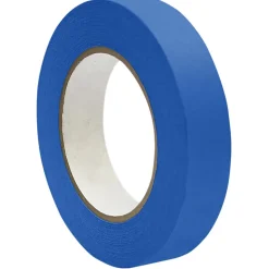 DSS Distributing Premium-Grade Masking Tape, 3" Core, 1" x 55 Yd., Blue, Pack Of 6