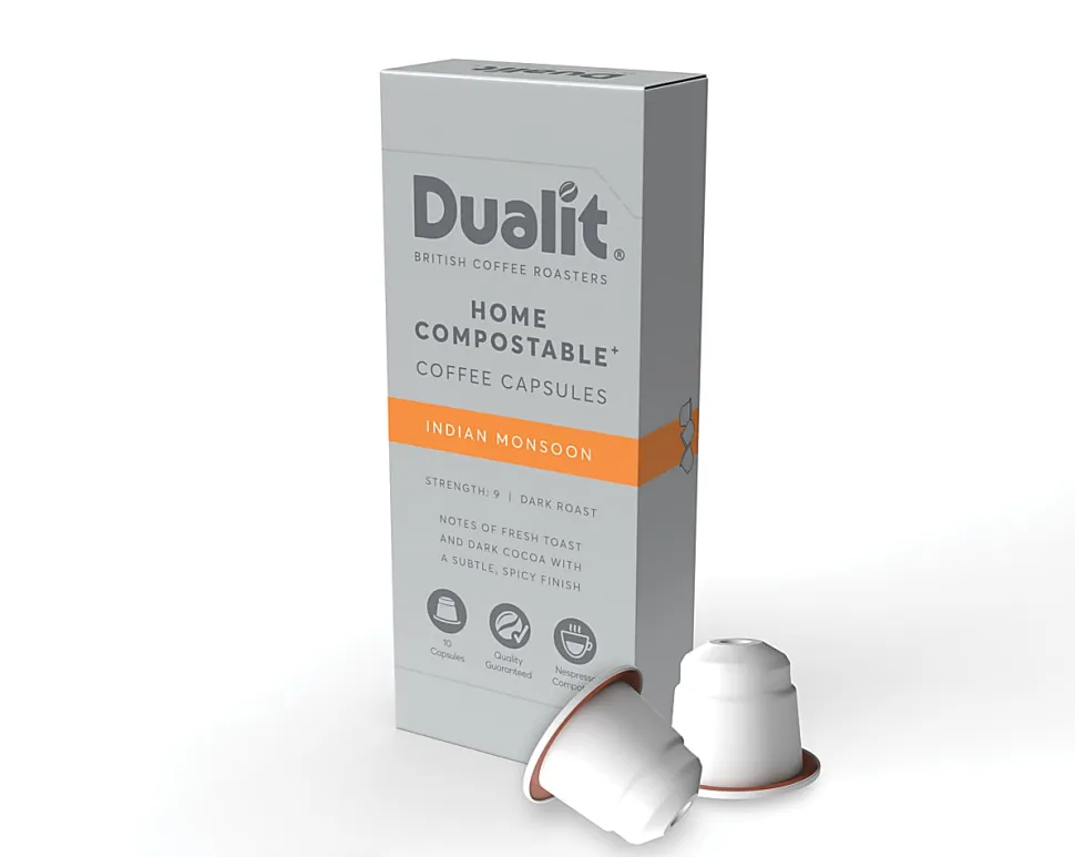 Dualit And Nespresso® Compatible Coffee NX Pods, Indian Monsoon Espresso, Carton Of 80 Pods
