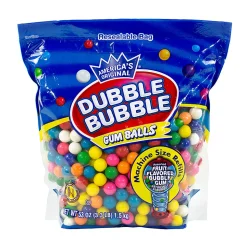 Dubble Bubble Original Gum Balls, 3.3 Lb Bag