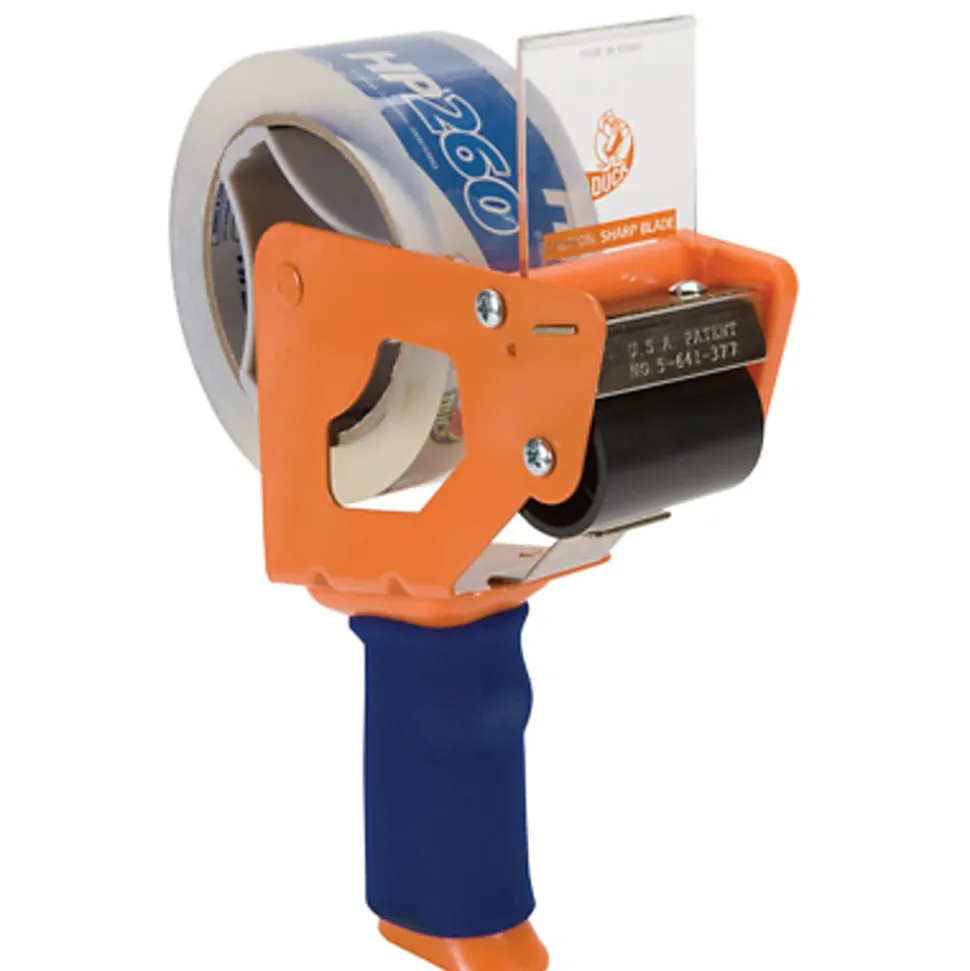 Duck® Blade safe Tape Gun With Antimicrobial Protection & Tape, 1 7/8" x 60 Yd.