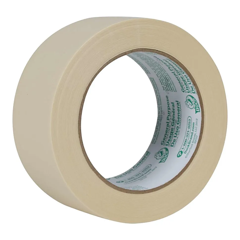 Duck® Brand General Purpose Masking Tape, 1-15/16" x 55 Yd., Beige
