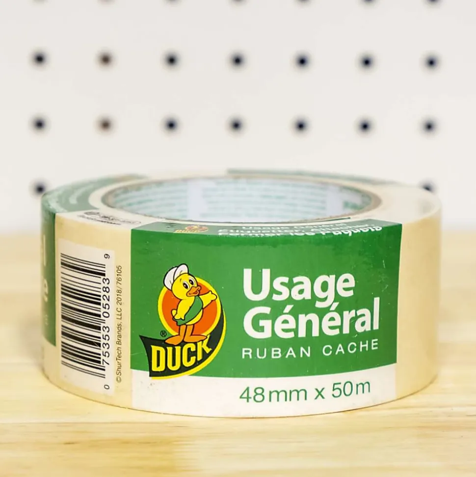 Duck® Brand General Purpose Masking Tape, 1-15/16" x 55 Yd., Beige