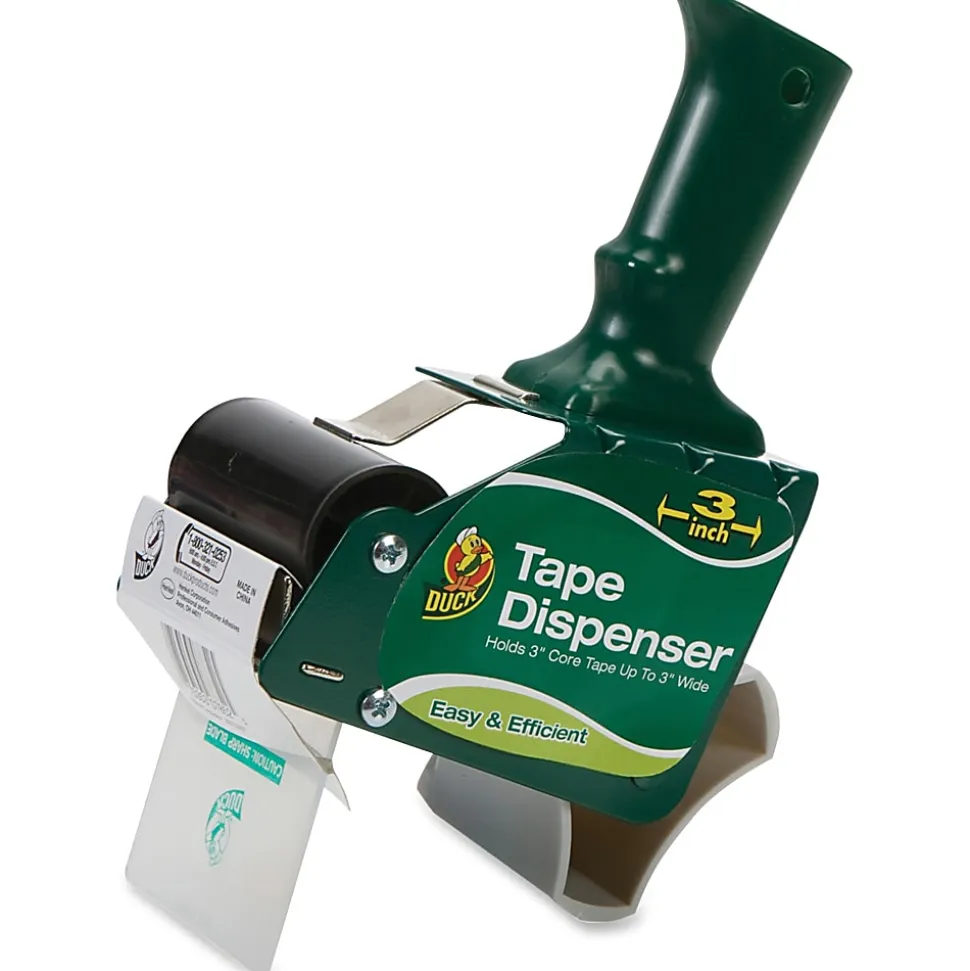 Duck® Extra-Wide Packaging Tape Dispenser, 3" Wide