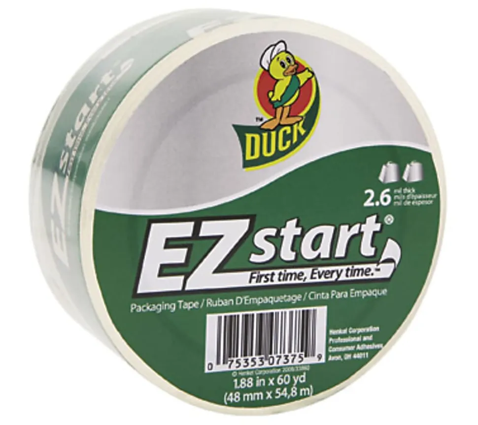 Duck® EZ Start® Packaging Tape, 1 7/8" x 60 Yd.