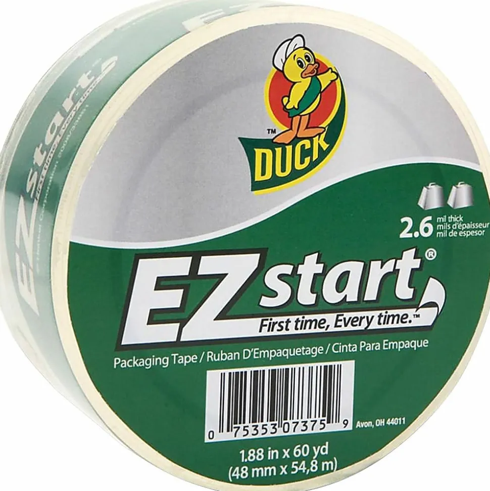 Duck® EZ Start® Packaging Tape, 1 7/8" x 60 Yd.