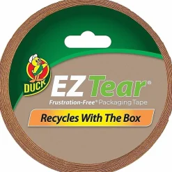 Duck® EZ Tear® Paper Tape Rolls, 25 Yd, 1-15/16”, Tan
