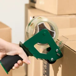 Duck® Foam Handle Tape Dispenser With HD Clear™ Packing Tape, 1-15/16” x 50 Yd, Clear