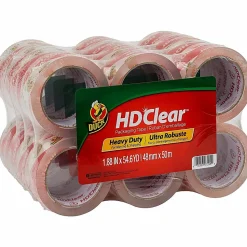 Duck® HD Clear™ Heavy-Duty Packaging Tape, 1-7/8