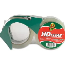 Duck HD Clear High Performance Packaging Tape - 54.68 yd x 1.89"- Clear - 2.60 mil - Acrylic Backing - Dispenser Included - UV Resistant -  - 281011