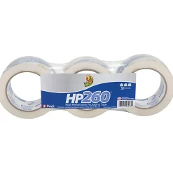 Duck® HP260™ Packaging Tape, 2" x 60 Yd., Clear, Pack Of 3 Rolls