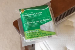 Duck® Mattress Cover, Queen/King, 76"H x 94"W x 12"D, Clear
